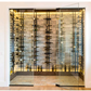 Floor-To-Ceiling Mounted Wine Rack Display — 1-Sided (63 Bottles)