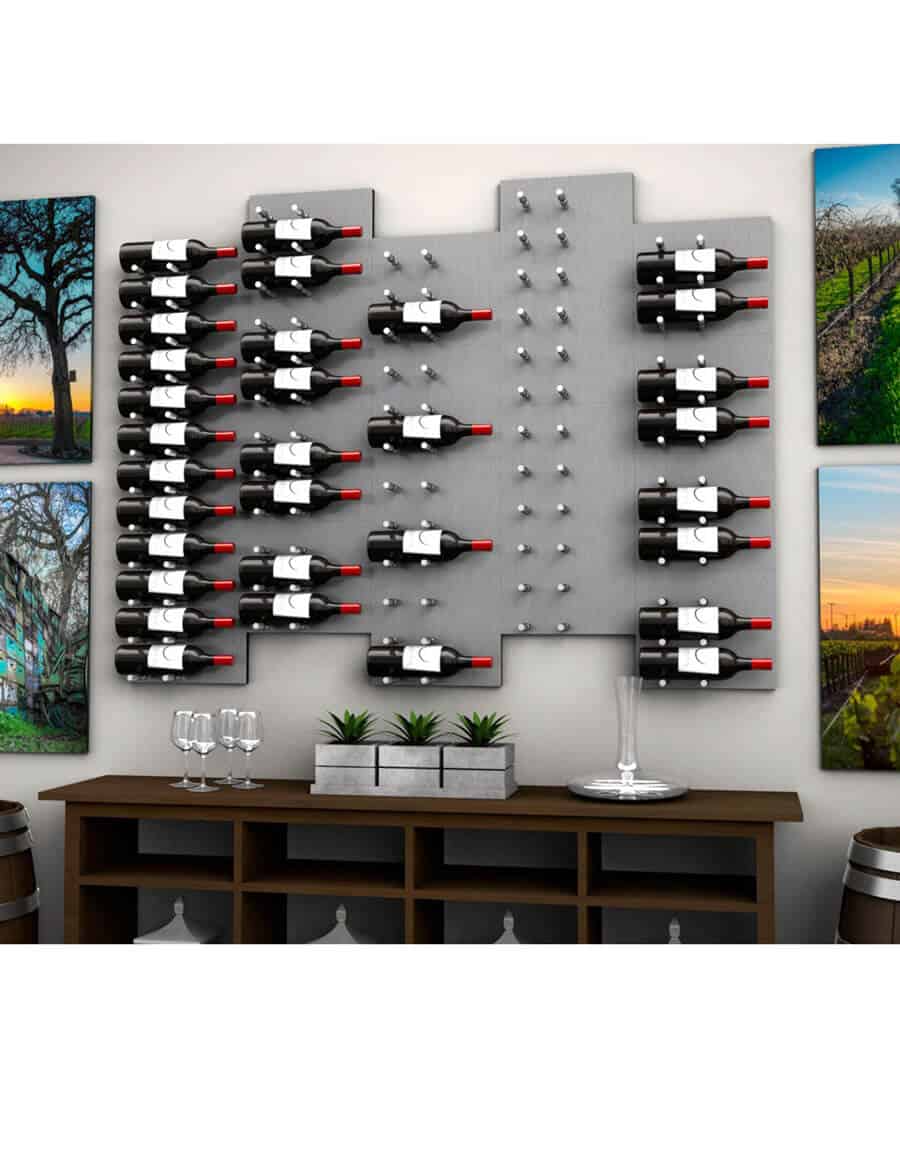 Fusion HZ Label Out Wine Wall Alumasteel (4 Foot)